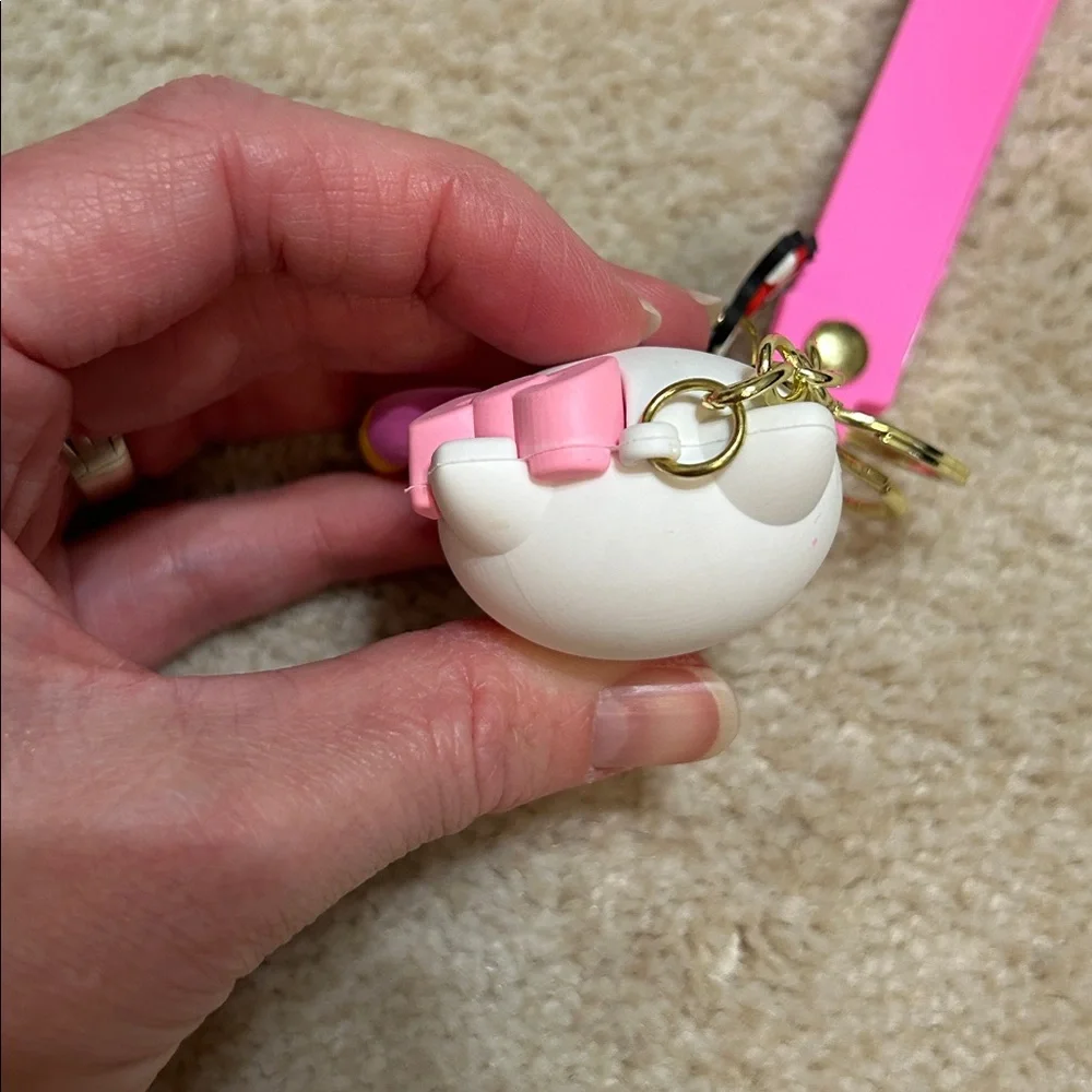 Hello Kitty Pool Floatie Keychain Charm Sanrio Accessory for Bag or Keys New